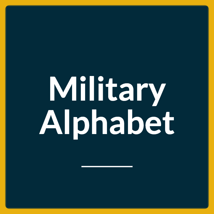 Military Call Letters
