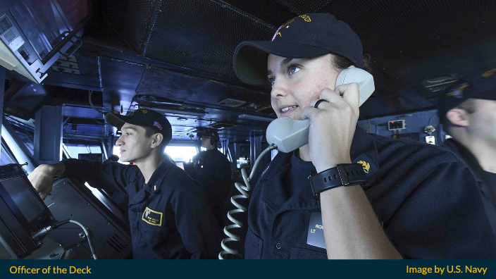 Navy OOD Officer of the Deck - Image 704X396