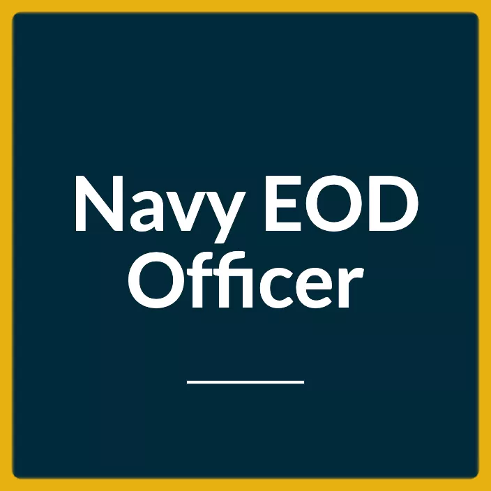 Navy EOD Officer Program (2025)